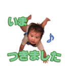 ナナちゃんの写真でごあいさつ（個別スタンプ：8）