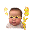 ナナちゃんの写真でごあいさつ（個別スタンプ：9）