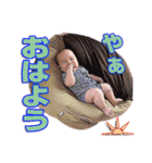 ナナちゃんの写真でごあいさつ（個別スタンプ：16）
