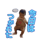 ナナちゃんの写真でごあいさつ（個別スタンプ：19）