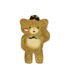 Traditional Girls and Bear（個別スタンプ：5）