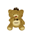 Traditional Girls and Bear（個別スタンプ：16）