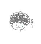 日常で使うアフロスタンプ（個別スタンプ：6）