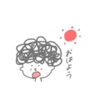 日常で使うアフロスタンプ（個別スタンプ：7）