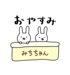 みちちゃん専用スタンプ（うさぎ）（個別スタンプ：24）