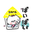 【でかもじ】さらスタンプ（個別スタンプ：38）