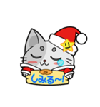 "Cat" Late arrival Christmas（個別スタンプ：4）