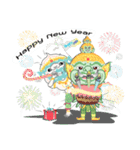Machu ＆ Kan（個別スタンプ：1）
