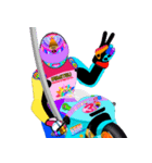 Moto Race Rainbow-colored Riders 31 @06（個別スタンプ：17）