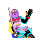 Moto Race Rainbow-colored Riders 31 @06（個別スタンプ：18）