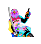 Moto Race Rainbow-colored Riders 31 @06（個別スタンプ：21）