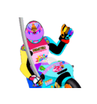 Moto Race Rainbow-colored Riders 31 @06（個別スタンプ：25）