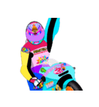 Moto Race Rainbow-colored Riders 31 @06（個別スタンプ：34）