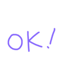 文字オンリー手書きスタンプ（個別スタンプ：27）
