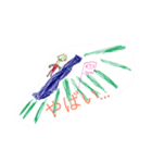 戦争☆活田吉長1○落書き（個別スタンプ：3）