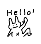 SimpleRabbit（個別スタンプ：3）