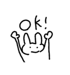 SimpleRabbit（個別スタンプ：4）