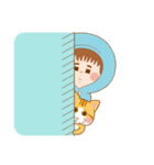Cap T six sister and orange cat Bobo（個別スタンプ：6）