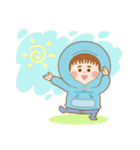 Cap T six sister and orange cat Bobo（個別スタンプ：9）