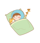 Cap T six sister and orange cat Bobo（個別スタンプ：17）