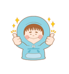 Cap T six sister and orange cat Bobo（個別スタンプ：23）