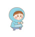 Cap T six sister and orange cat Bobo（個別スタンプ：31）