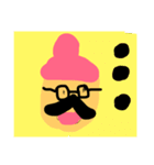 赤い人だよ！！（個別スタンプ：3）