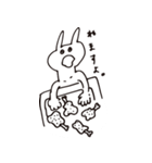 ハラわれてるウサギ（個別スタンプ：2）