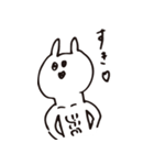 ハラわれてるウサギ（個別スタンプ：21）