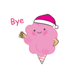 Little Candy Floss enjoy Christmas（個別スタンプ：4）