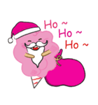 Little Candy Floss enjoy Christmas（個別スタンプ：11）