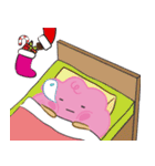 Little Candy Floss enjoy Christmas（個別スタンプ：12）