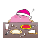 Little Candy Floss enjoy Christmas（個別スタンプ：18）