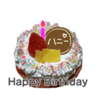 名前つき誕生日ケーキ◎実写◎お祝い2（個別スタンプ：6）