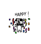 B＆W Dog（個別スタンプ：6）