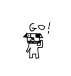 B＆W Dog（個別スタンプ：8）