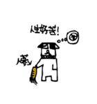 B＆W Dog（個別スタンプ：11）