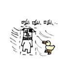 B＆W Dog（個別スタンプ：21）