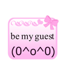 Pink Normal（個別スタンプ：12）