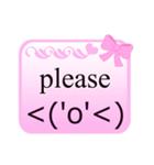 Pink Normal（個別スタンプ：28）