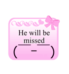 Pink Normal（個別スタンプ：30）