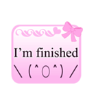 Pink Normal（個別スタンプ：32）