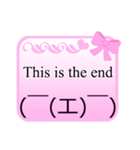 Pink Normal（個別スタンプ：34）
