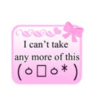 Pink Normal（個別スタンプ：35）
