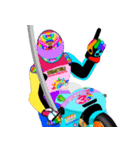 Moto Race Rainbow-colored Riders 31 @03（個別スタンプ：21）