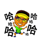 I can't run？ Says who？（個別スタンプ：12）