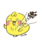 World-weary chicken ＆ Enthusiasm alpaca（個別スタンプ：10）