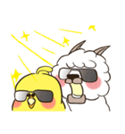 World-weary chicken ＆ Enthusiasm alpaca（個別スタンプ：13）