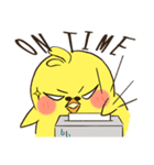 World-weary chicken ＆ Enthusiasm alpaca（個別スタンプ：22）