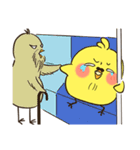 World-weary chicken ＆ Enthusiasm alpaca（個別スタンプ：38）